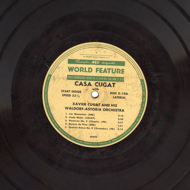 Casa Cugat - Record Label